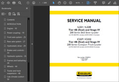 NEW HOLLAND C227 COMPACT TRACK LOADER MANUAL SERVICE REPAIR SHOP ENGINE PDF USB