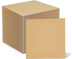 100 – 7.5″ x 7.5″ Corrugated Filler insert Pads 45 RPM For 7″ Record Mailers