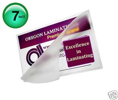 7 Mil Hot Laminating Pouches 6 x 9 [pack of 100] Clear Glossy 6×9 Half Page size