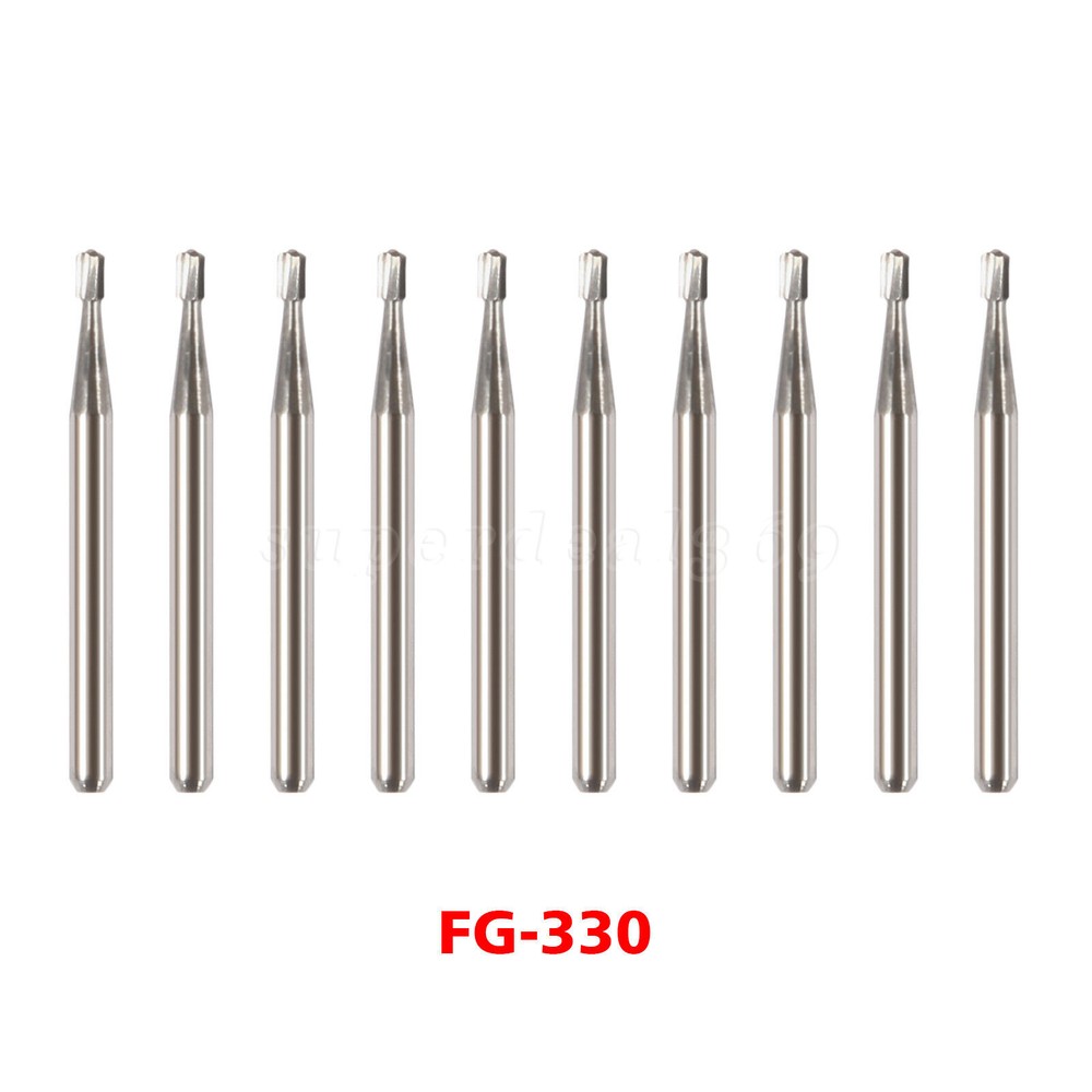 10-100PCS Dental Carbide Burs FG /Pear-Shaped High Speed Tungsten Steel SALE