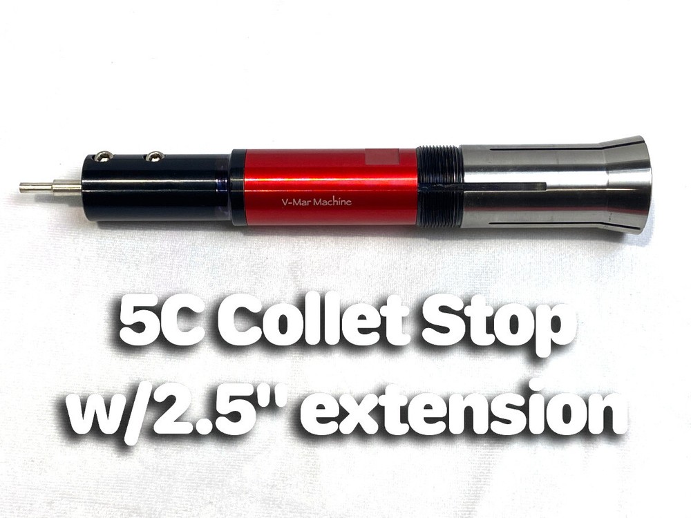5C Collet Stop Extension 2-1/2″, 5″, or 10″ Brand New