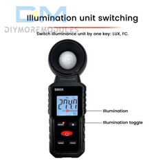 Handheld Digital Light Lux Meter Illuminometer Luminometer Photometer 200000Lux
