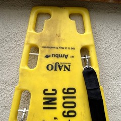 NAJO Ambu Backboard 72″ x 16″ Spine Transfer Stretcher With Straps