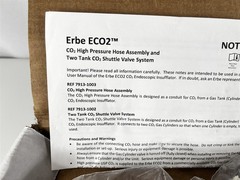 Erbe ECO2 Two Tank CO2 Shuttle Valve Yoke System & Hose Assembly