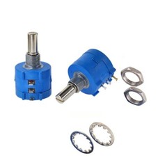 2/4/6Pcs 10-100K Ohm 3590S Rotary Wirewound Precision Potentiometer Pot 10-Turn