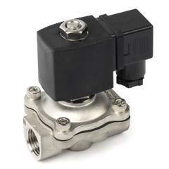 U.S. Solid 1/2 inch Stainless Steel Solenoid Valve VITON Seal 110V AC NC 145 psi