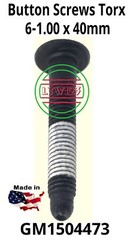 (10) M6-1.00 x 40mm Button Screw GM1504473