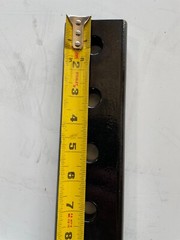 18″ Box Blade Scarifier Shank w/ Point – four 5/8″ holes