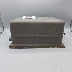 VTG Stromberg Model 14 Time Clock Corded Gray Metal Case Industrial Punch Clock