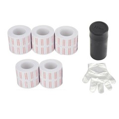 Price Tag Gun Sticker Red line 600 Labels per Roll Refill Ink Roller For MX-5500