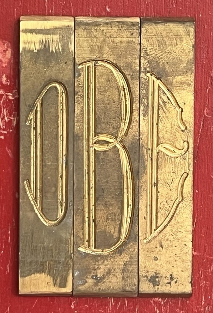 3 Letter Monogram Font Set for New Hermes Engravograph Pantograph Engraving Sys.