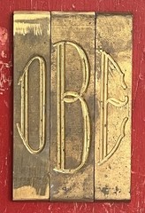 3 Letter Monogram Font Set for New Hermes Engravograph Pantograph Engraving Sys.
