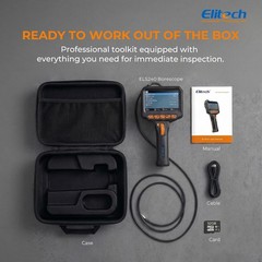 Elitech ELS-240 Two-Way 210° Inspection Borescope 6.2mm Endoscope Camera 3.3ft