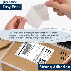 1Roll 4.07″x6.4″ Large White Paper Shipping Labels DK-1247 for Brother QL-1050N