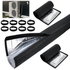 2Pack HVAC Copper Pipe Insulation Cover 72″x10.8″ Outdoor AC Line Wrap