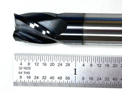 1/2″ CARBIDE END MILL 4 FLUTE DOUBLE END CENTER CUTTING STUB TIALN HTC 200-4500