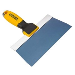 TapeTech Pro Blue Steel Professional Taping Knife Set with 12″ Mud Pan
