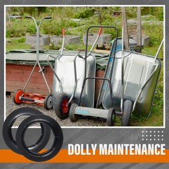 Blulu 8 Pack Push On Dolly Wheel Lock Washers Fits 5/8 Dolly Axle Rods Spring…