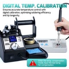 YIHUA 926LED-IV 60W Dual Digital Soldering Station Kit PID-Temperaturregelung