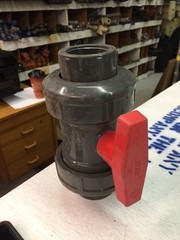 PVC Ball Valves 1-1/2″ Threaded Multiple Brands See Description.