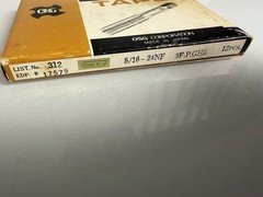 Vintage OSG HSS Ground Thread Taps 12 Pack 5/16” 24NF List 312 GH3 Japan