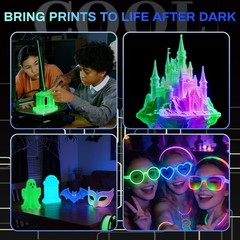 Frucindra Glow in 1.75 millimeters, 250g*4-glow Green/Blue/Blue Green/Rainbow