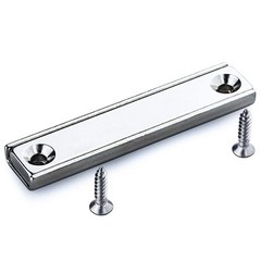 Strong Neodymium Bar Magnets with Holes, 80lbs Pulling Force 60×13.5x5mm Cup …
