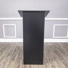 Black Wood Podium Church Pulpit School Lectern Conference Debate Stand23X15X44″