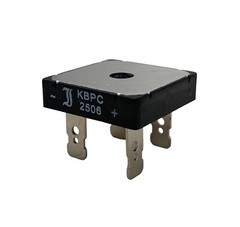☀️KBPC2506 Panel Mount Bridge Rectifier, Single Phase 600 V, 25 A, 4 Pins, 1.2 V