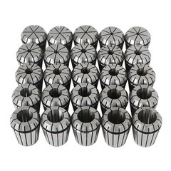 25 Pcs Collet Set ER32 Collet Chuck 1/16″ – 3/4″ Holder Spring Collet Set