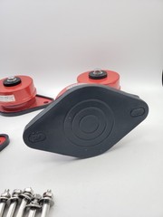 Heavy Duty Spring Vibration Isolator Floor Mount (ZDX-2 4packs) 110-176 lbs