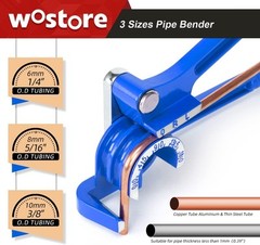 Versatile Hand-Powered Tubing Bender – 1/4″, 5/16″, & 3/8″ for Precision Repairs