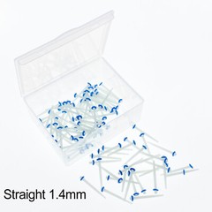 100 Pcs Dental Endo Quartz Fiber Post Straight/Screw Restorative Posts 1.0-1.8mm