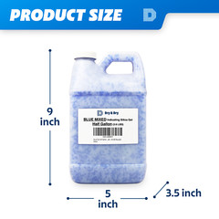 1/2 Gallon (3.6 LBS) “Dry & Dry” High Quality Mixed Silica Gel Desiccant Beads