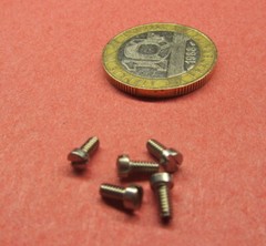 Fillister Head Stainless Slotted Screws Machine Screw 2-56 x 3/16″ Length 300 Pc