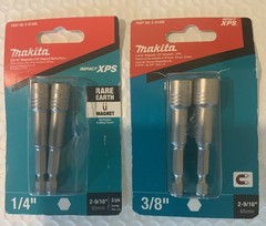 1/4in & 3/8in x 2-9/16″ Impact XPS Magnetic Nutsetter (2/Pack) Both Sizes 4Total
