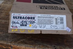 Lincoln Electric mig welding wire Ultracore, 0.45, 71A85, ED031663, 26.92 pounds