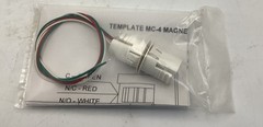 SDC MC-4 SPDT .5A Concealed Access Control Door Status White Finish 2 Piece ⚪️