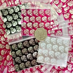 BaggiesSince1987 – 2020 Design Zip Bags Metallic 50 DSN Mix 500PCS, READ DETAILS