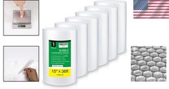 Durable Nylon Bubble Wrap – 6 Rolls, 15″x36′