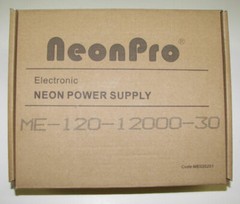** UL Listed 12kV / 12,000 volts (8kV RMS) NEON SIGN TRANSFORMER POWER SUPPLY