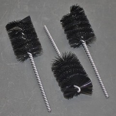 (9) Brush Research Power Tube Brush 85N2500, 2-1/2″ OD x 3″, Nylon, Spiral