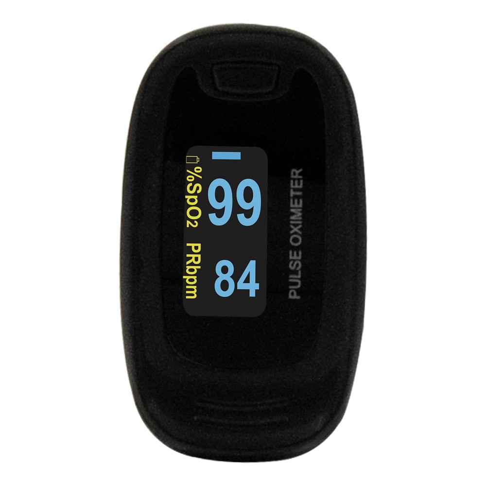 CMS50NA finger Pulse Oximeter spO2 Pulse Rate Blood Oxymeter Black color