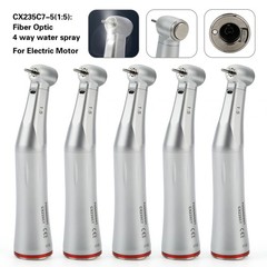 1-10*COXO CX235C7-5 Dental Fiber Optic LED 1:5 Contra Angle Handpiece F/Kavo NSK