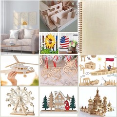 15 Pack Basswood Sheets for Crafts 12x18x1/8 Inch 3mm 12 x 18 x 1/8 inches