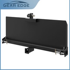 3 Point Attachment Adapter Skid Steer Plate 2″ Trailer Hitch Receiver Adjustable