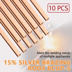 10-40 Sticks Brazing Rod BCuP-5 15% Silver for HVAC & Industrial Applications