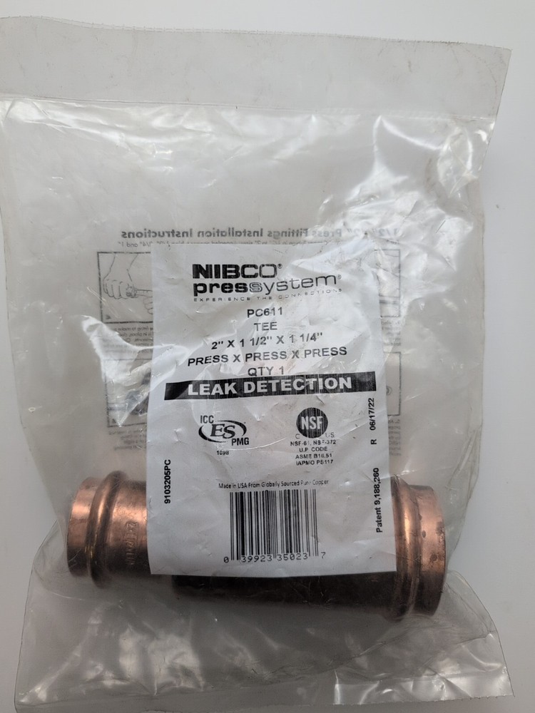 NIBCO PC611 Press Tee 9103205PC