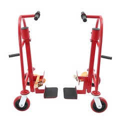 1300lbs Funiture Handling Tool Dolly Heavy Duty Manual Furniture Mover 12″ Lift