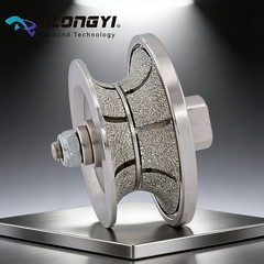 V-Shaped 30mm 1-1/4″ Full Bullnose Diamond Contour Bit with 5/8-11 Threads